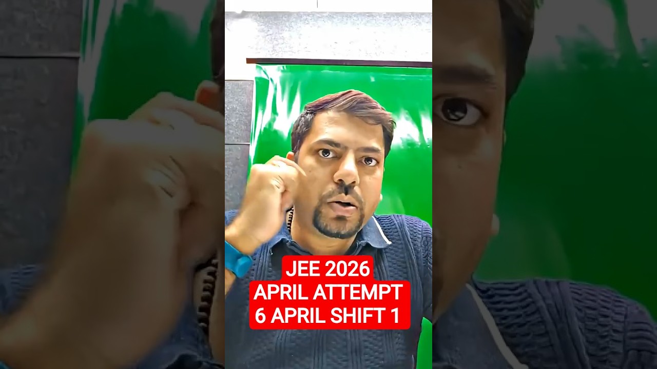 JEE Mains 2026- Quick Analysis 6th April Shift 1 Tough Paper 😱😱 #shorts #jee2026 #jeemains