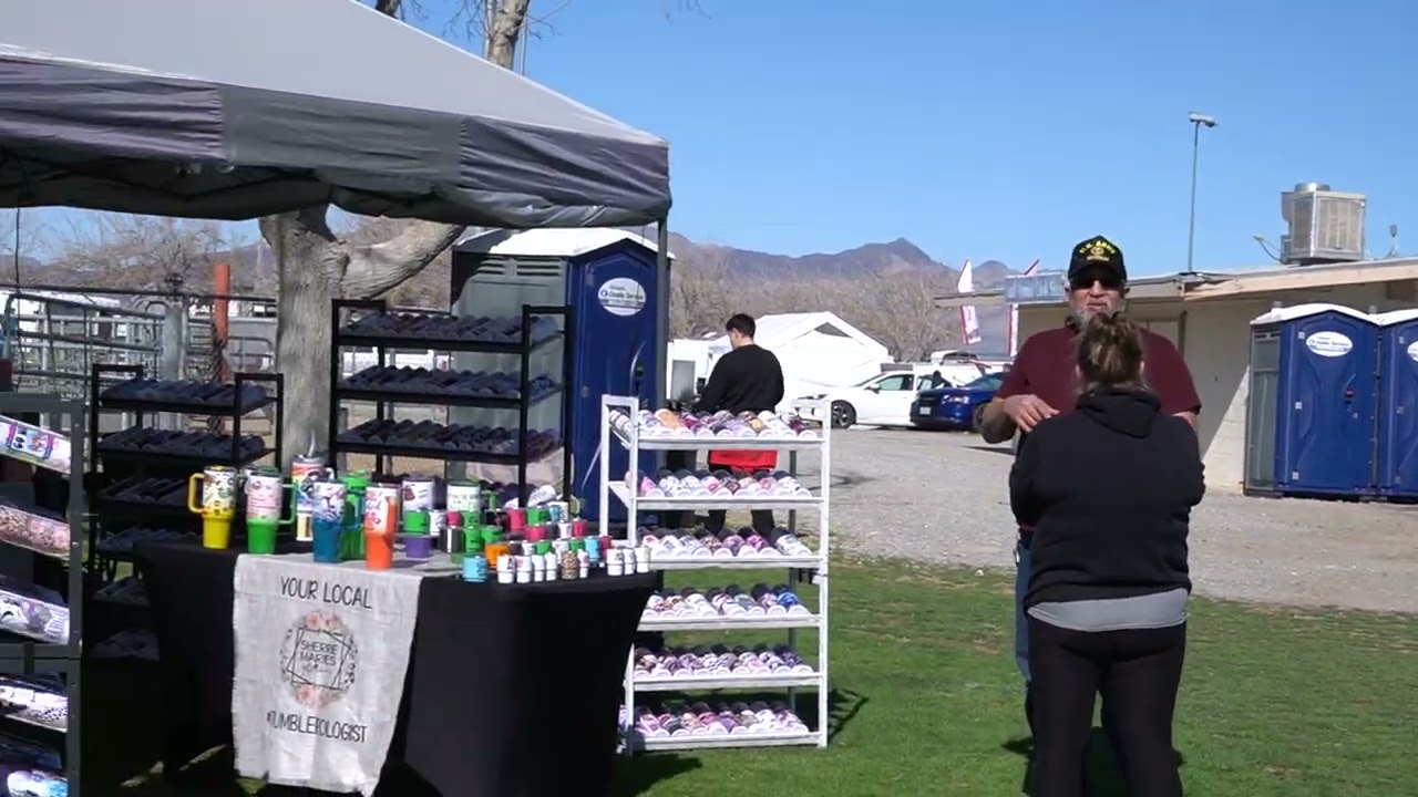 Hot Air Rally 26' Vendor Area & Desert Slideshow