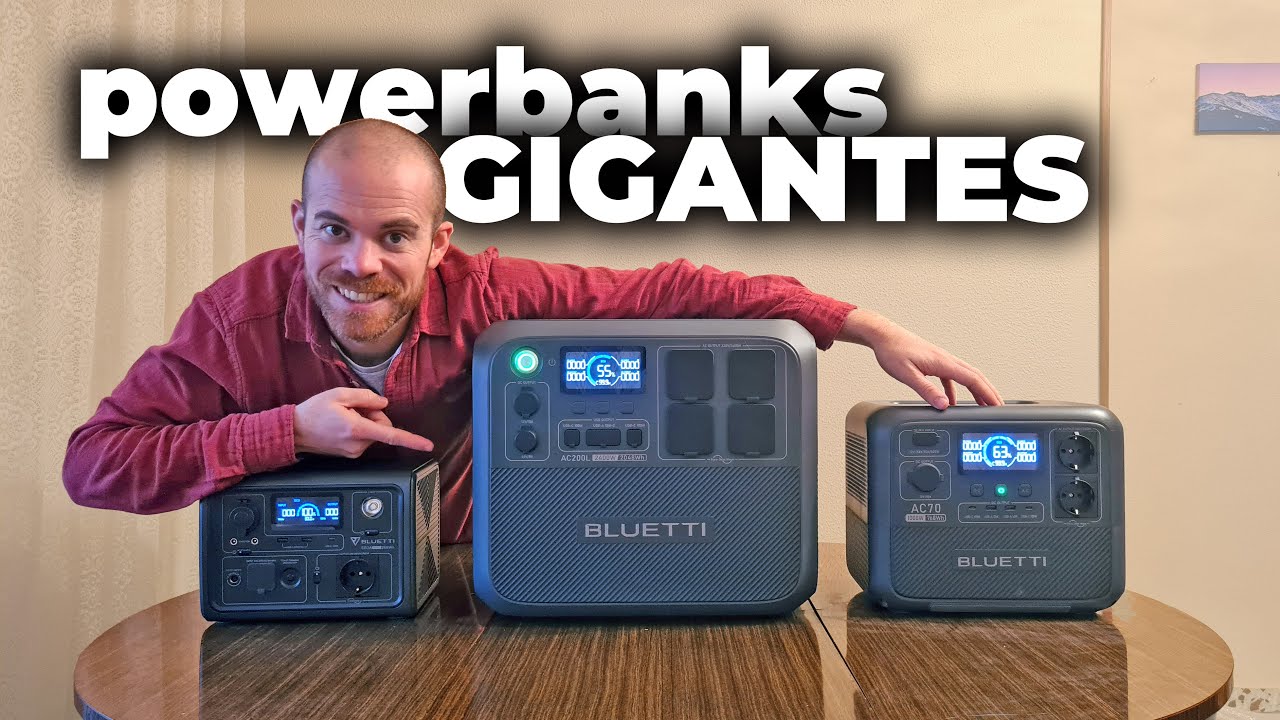 Powerbanks GIGANTES de Bluetti &iquest;Cu&aacute;l elegir? EB3A, AC70 o AC200L