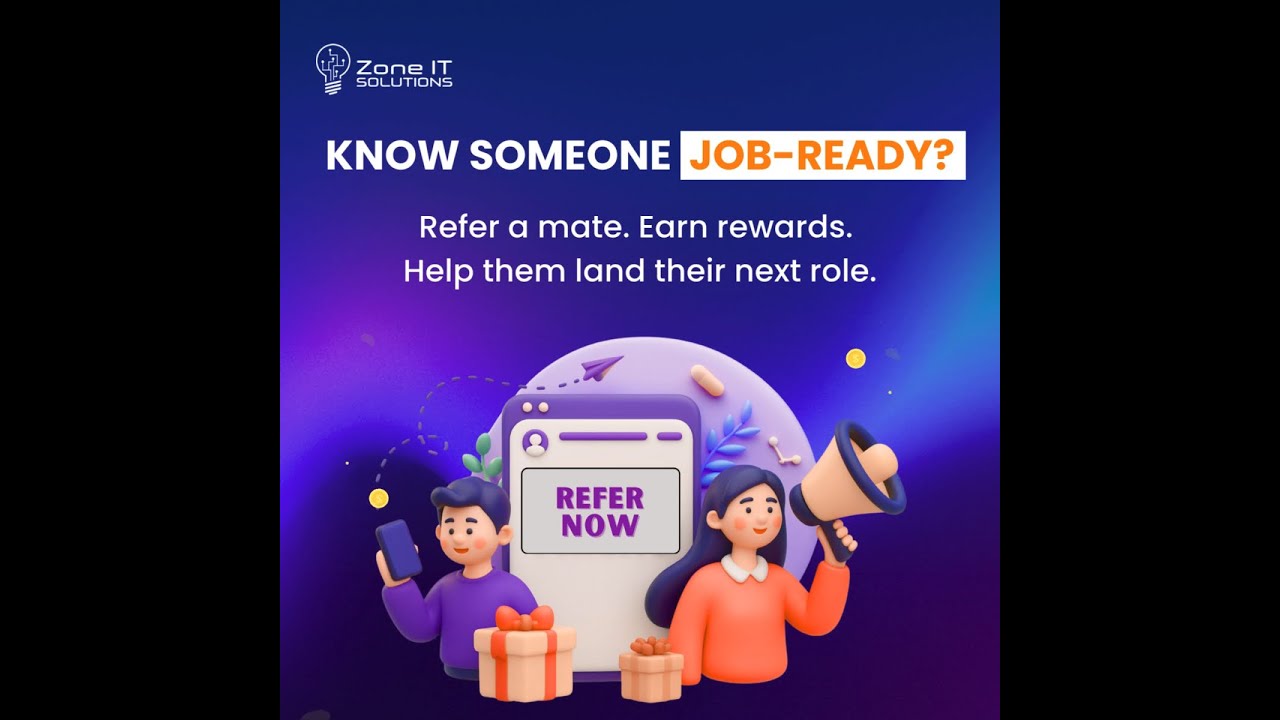 Refer a Mate & Earn $250&ndash;$1000 | Tech Jobs with Zone IT Solutions