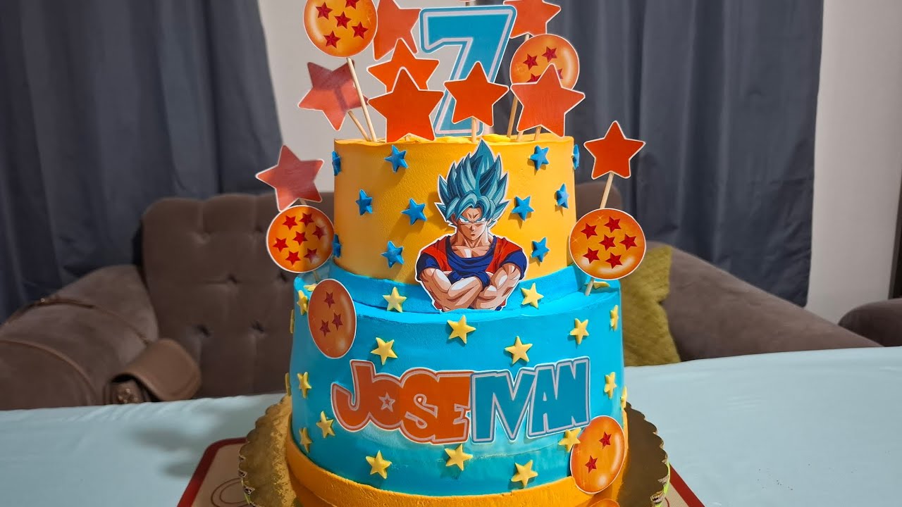 Pastel Dragón Ball Z 🐉 #viralcake #pastelesenchantilly #parati #cakedecorating  #pastelescreativos 