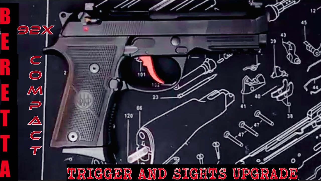 Модернизируйте свою Beretta 92x Compact: установка спускового крючка и ночного прицела, повышение...