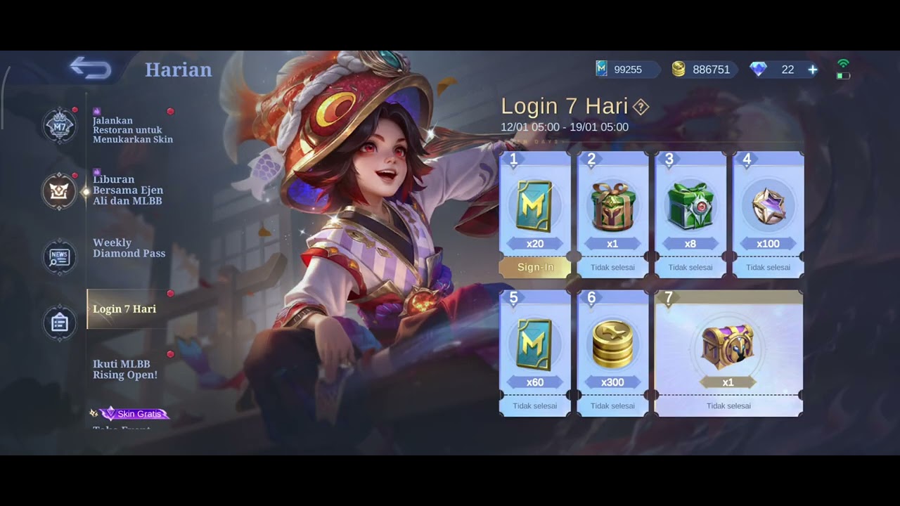 Gacha diskon harian pada event star light fests ke 11 "143 dm".