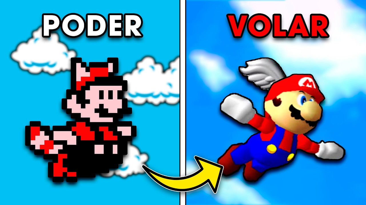 &iquest;Qu&eacute; tan R&Aacute;PIDO puedes VOLAR en cada juego de MARIO?