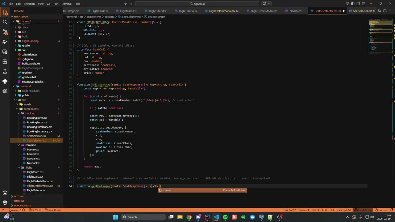 SkyBooker DevLog #6 - SeatSelector Addon