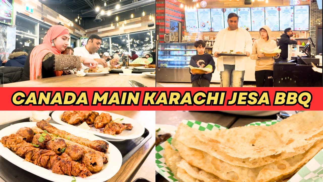 Trying First Time Karachi Style BBQ in Canada 🇵🇰🔥🍢