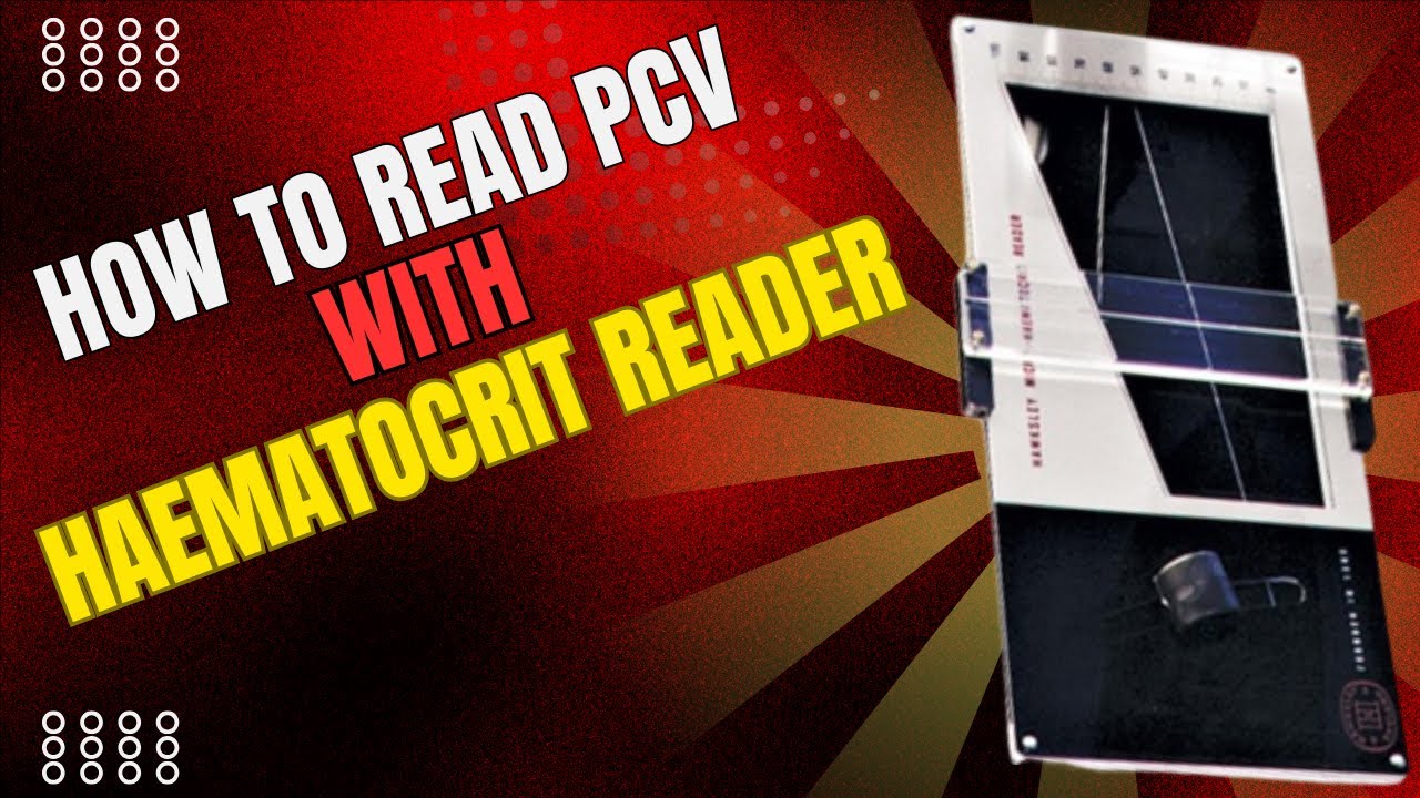 Reading PCV with a Hematocrit Reader | Step-by-Step Lab Guide