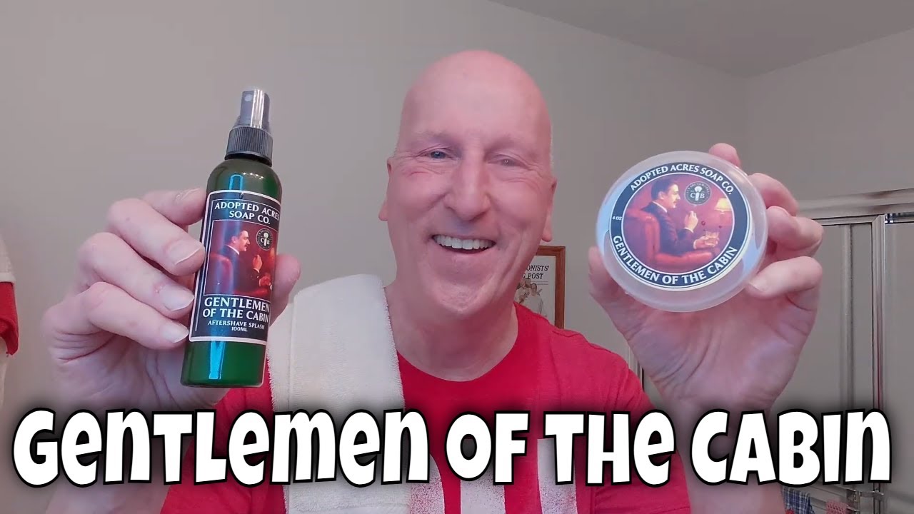CB Brushworks и Adopted Acres' Gentlemen of the Cabin Shave Soap and Splash