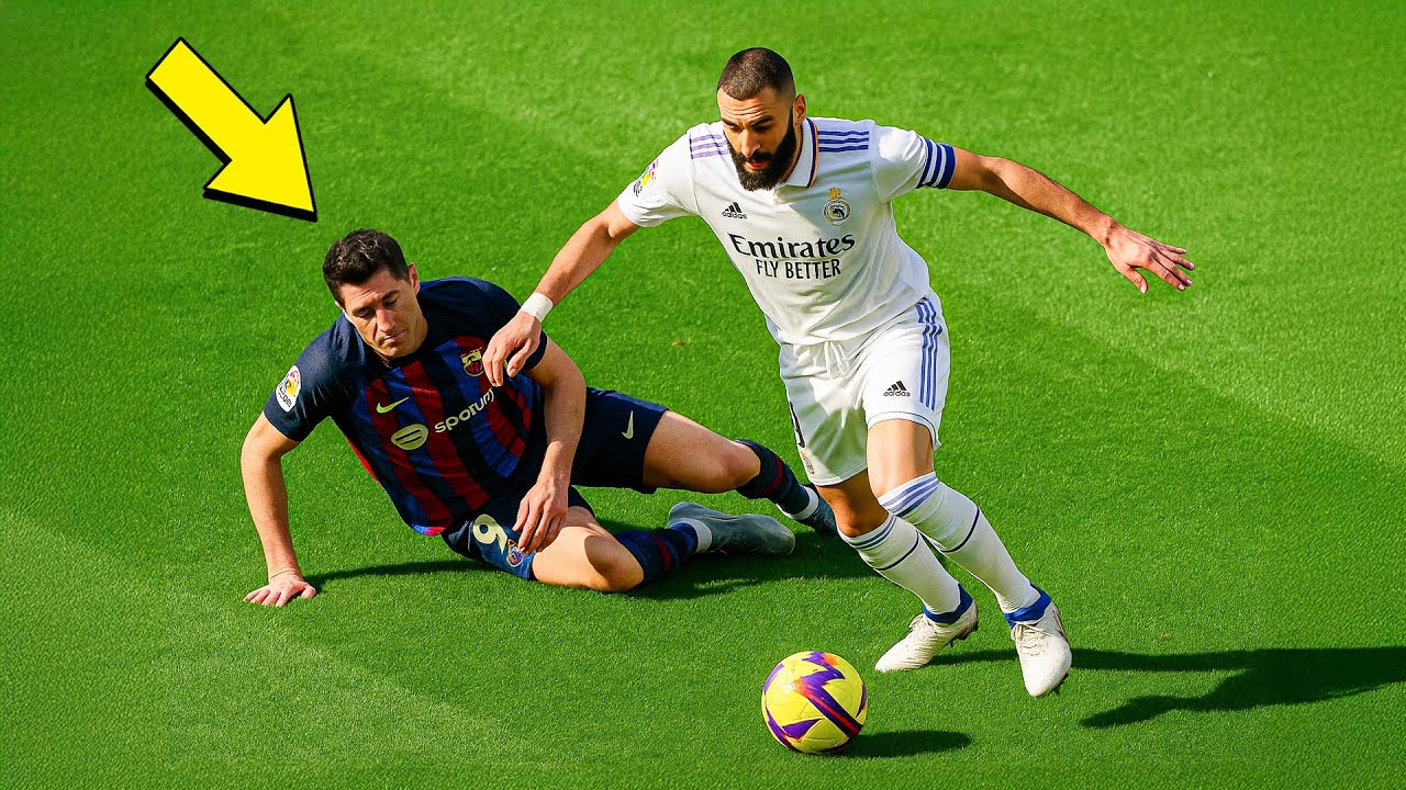 BENZEMA HUMILIATED THE DEFENSE