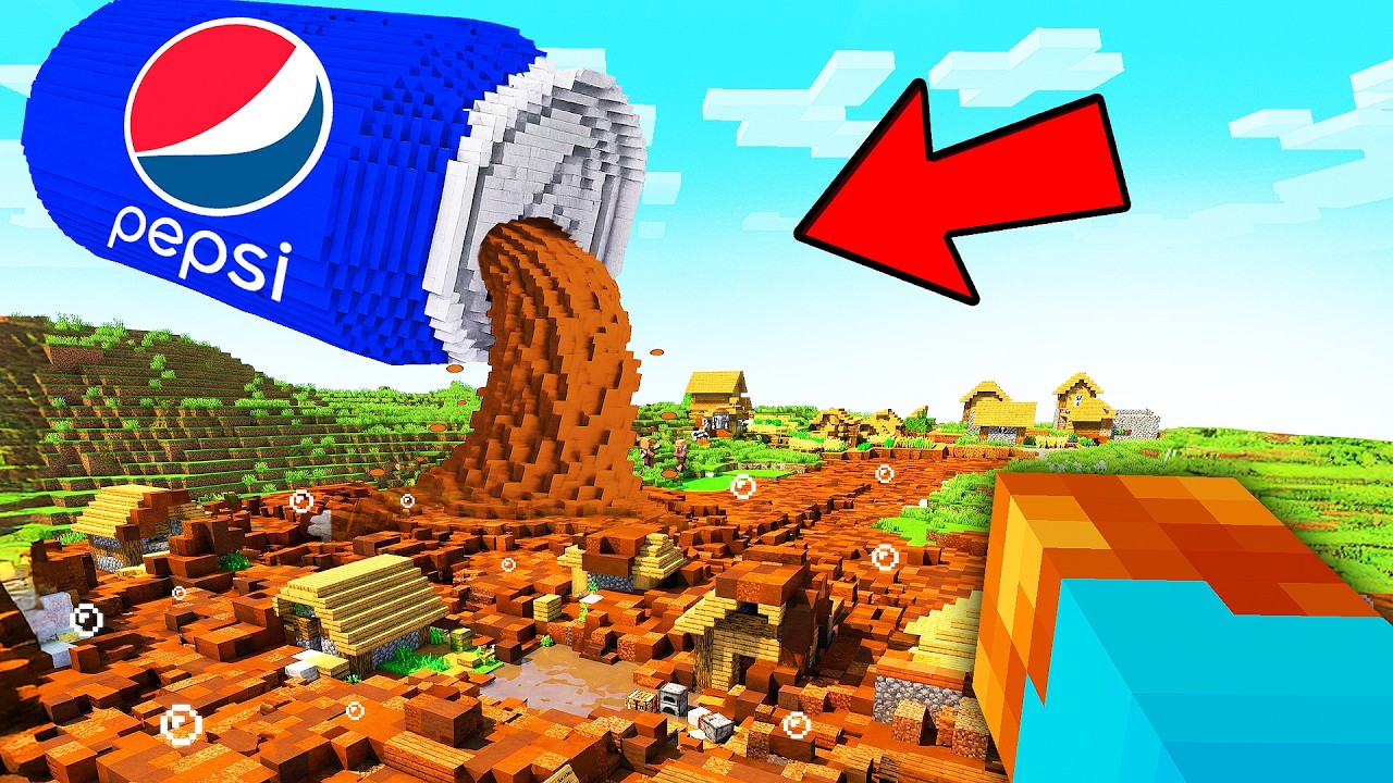A CADA MINUTO A PEPSI SOBE MAIS NO MINECRAFT