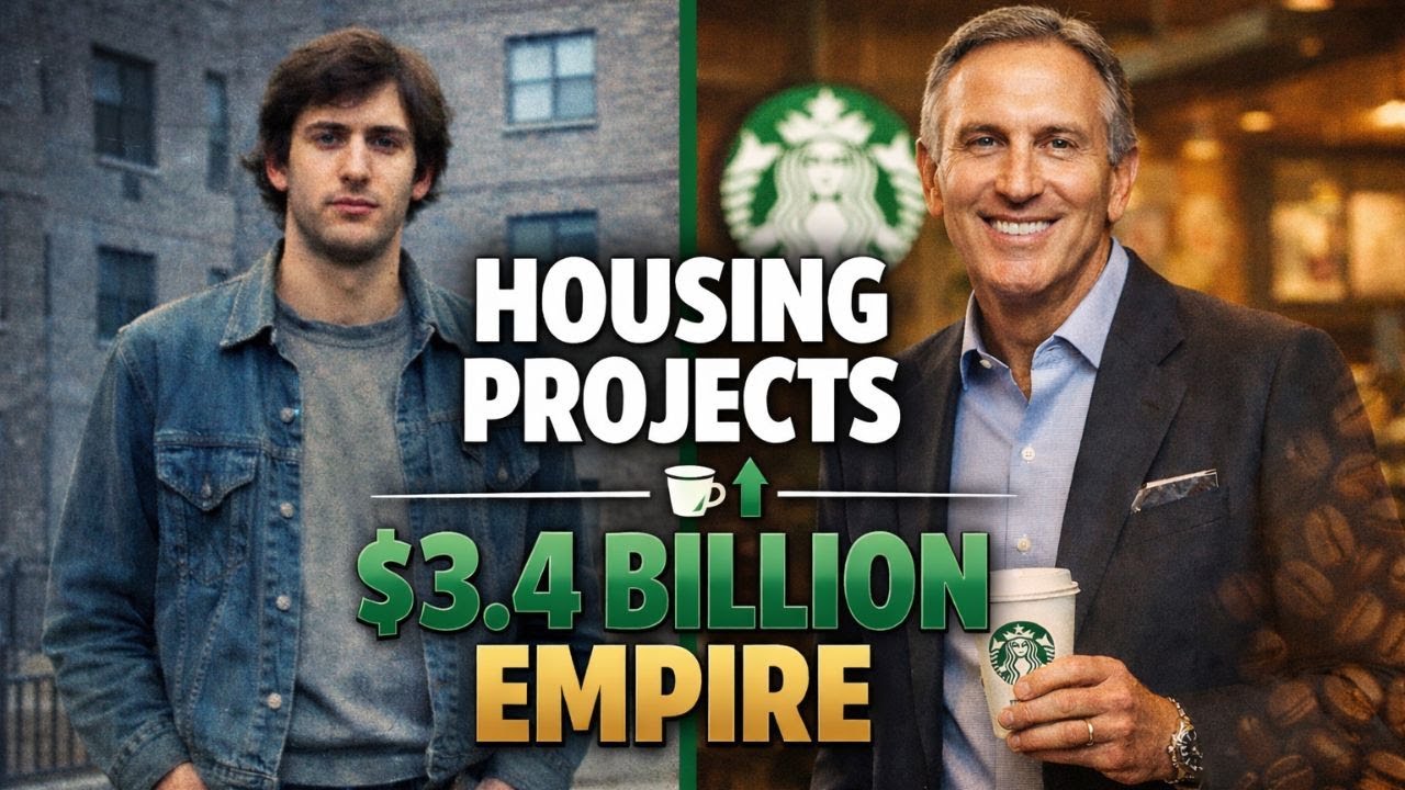 From Brooklyn Housing Projects to $3.4 Billion: How He Built Starbucks Empire (Howard Schultz)