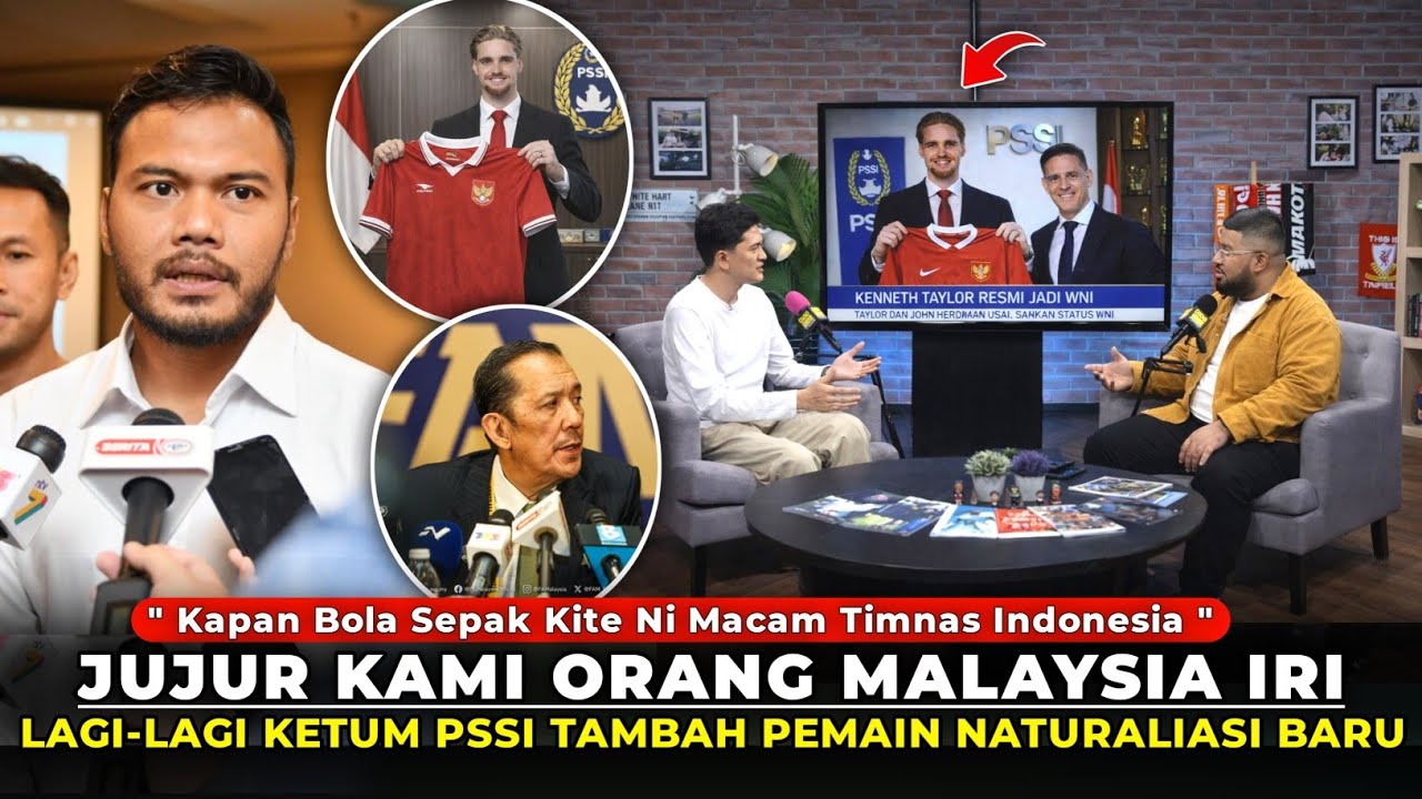 GEMPAR! BLAK-BLAKAN DI MEDIA NEGERI JIRAN, ORANG MALAYSIA IRI INDONESIA NATURALISASI KANNETH TAYLOR