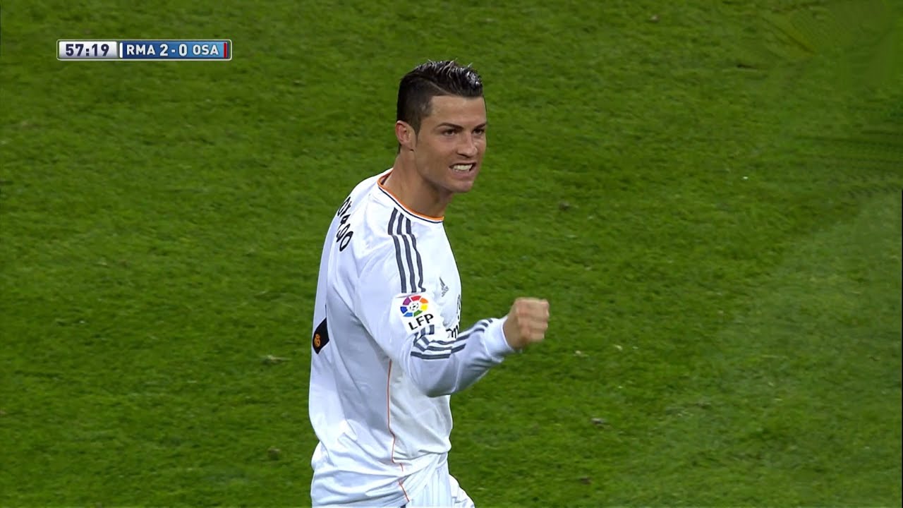Cristiano Ronaldo vs Osasuna La Liga Home (26/04/14) | HD 1080i