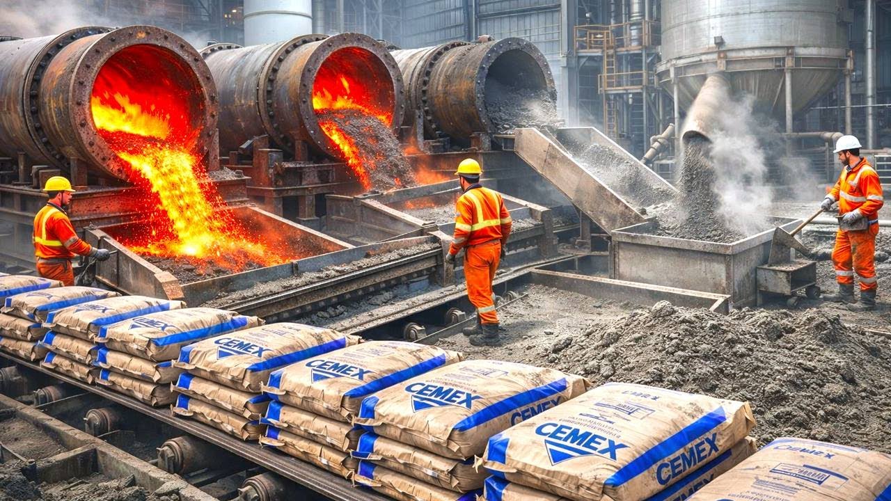 CÓMO se HACE el CEMENTO en las FÁBRICAS MÁS GRANDES del MUNDO 🏭