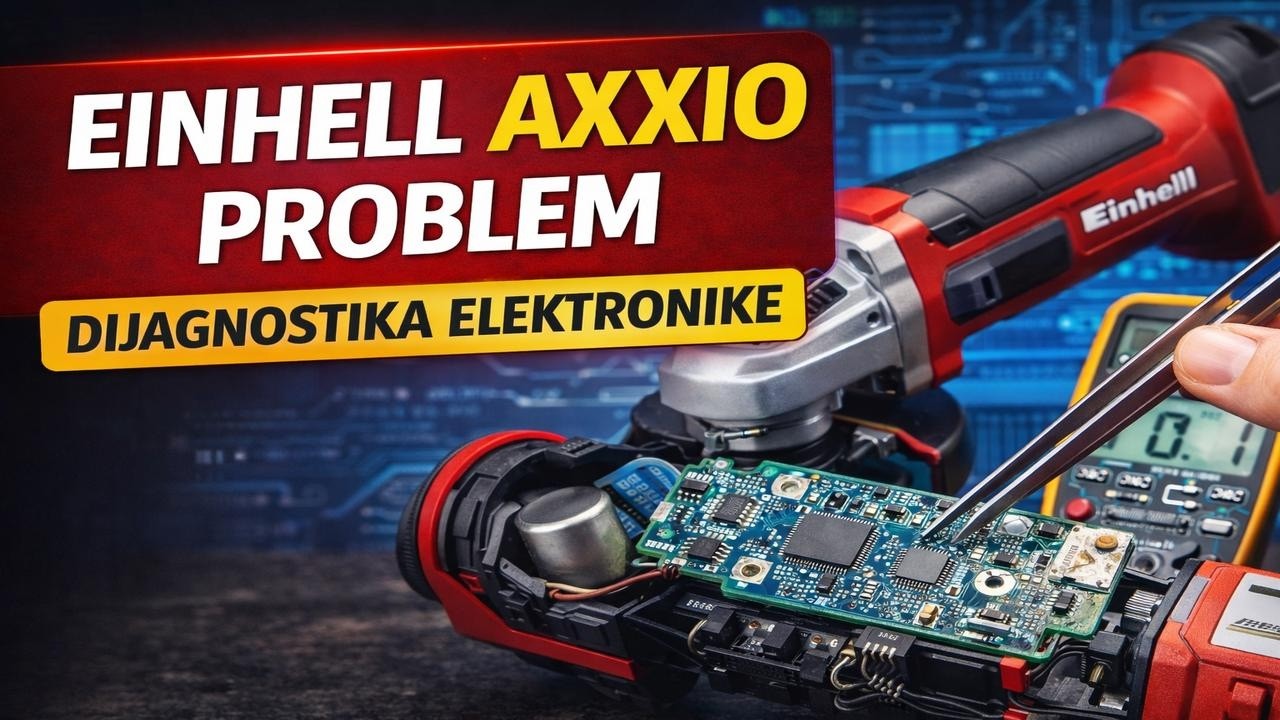 Einhell Axxio brusilica | Kada elektronika otkaže
