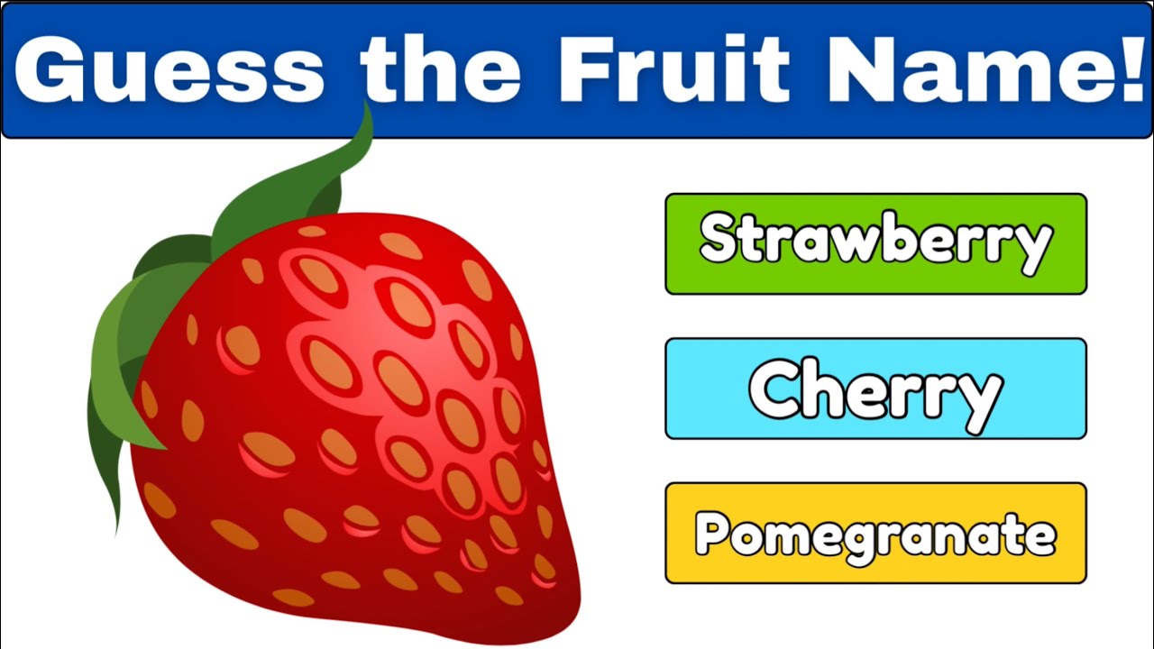 See the Fruit 🍎 | Guess the Right Name | Fruit Quiz for Kids @YuviSharmaQuiz_tv25 