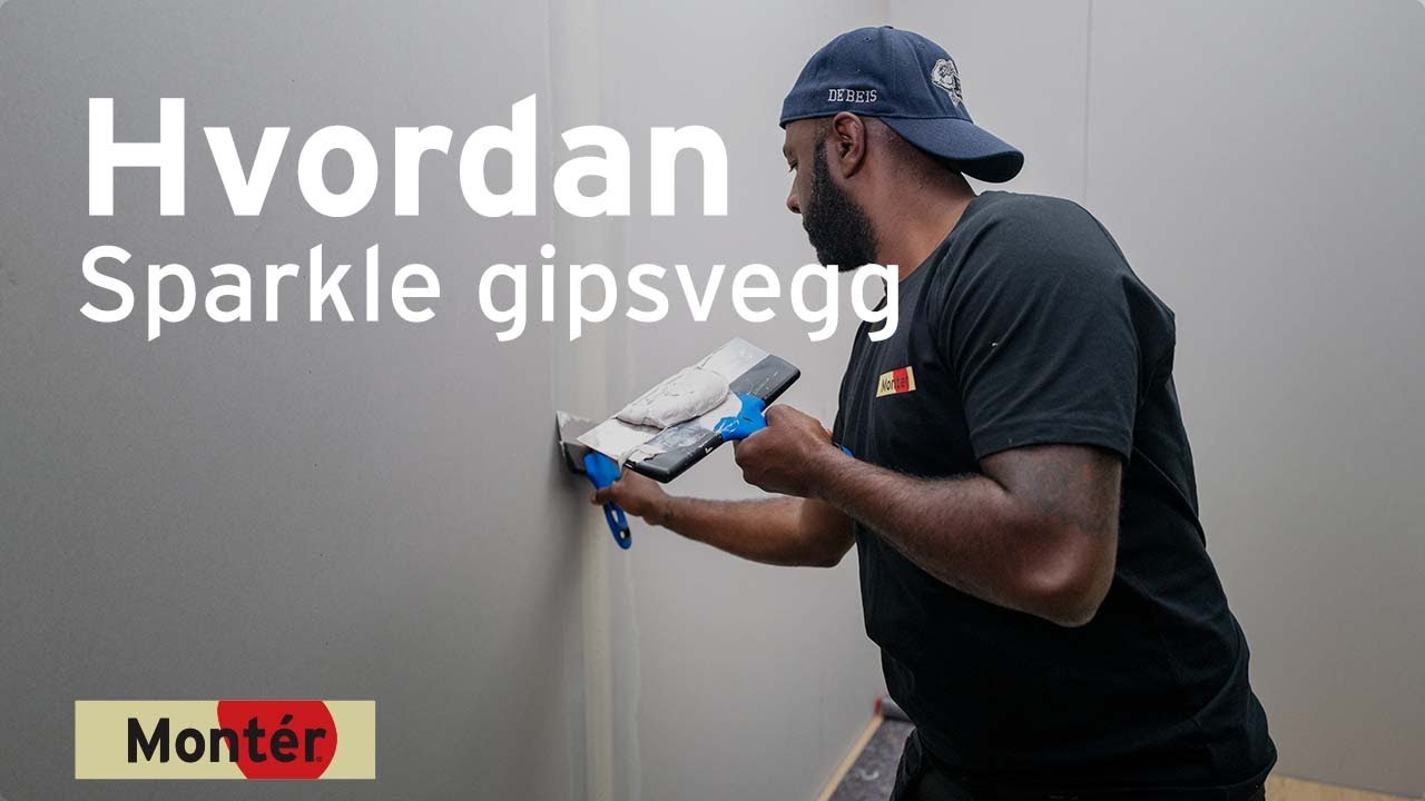 Hvordan sparkle gipsvegg