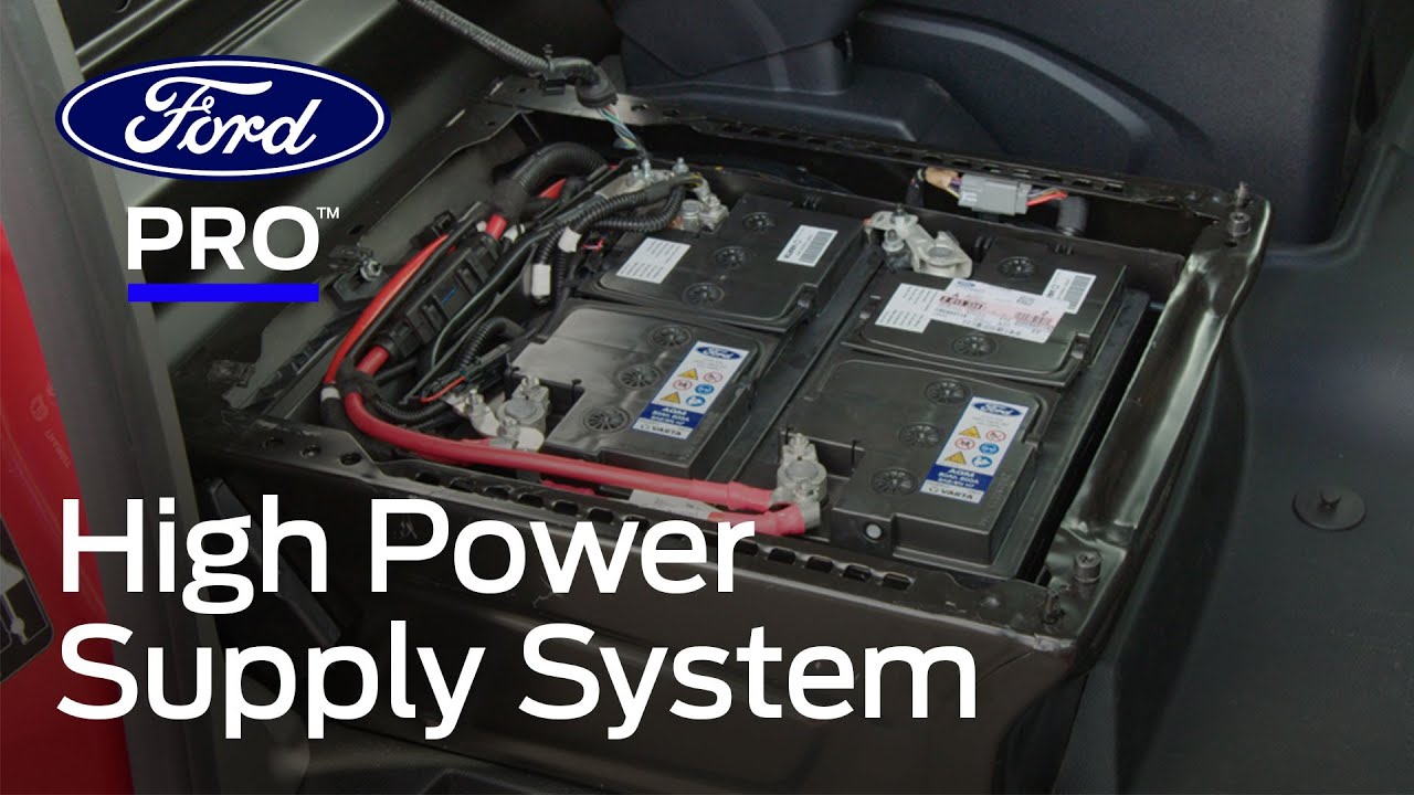 Ford Pro™ Special Vehicles – High Power Supply System | Ford UK