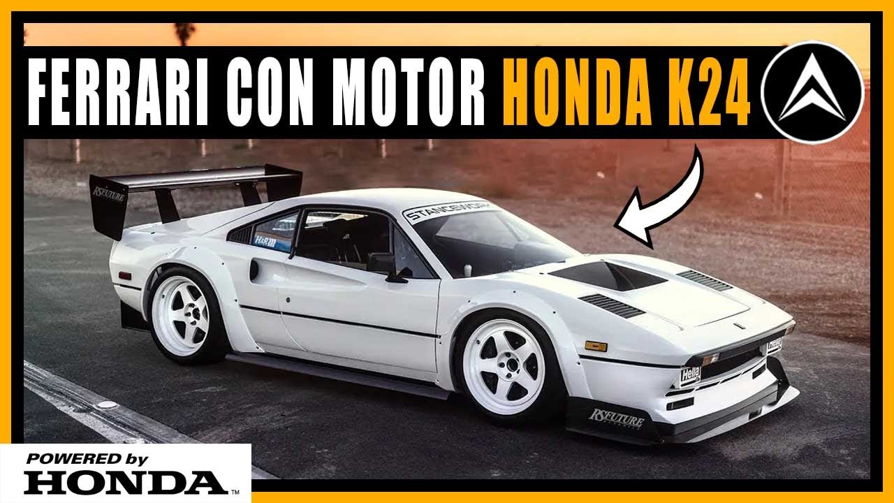 🔰 As&iacute; es el FERRARI con motor de HONDA K24 (el Ferrari mas BRUTAL)  | ANDEJES