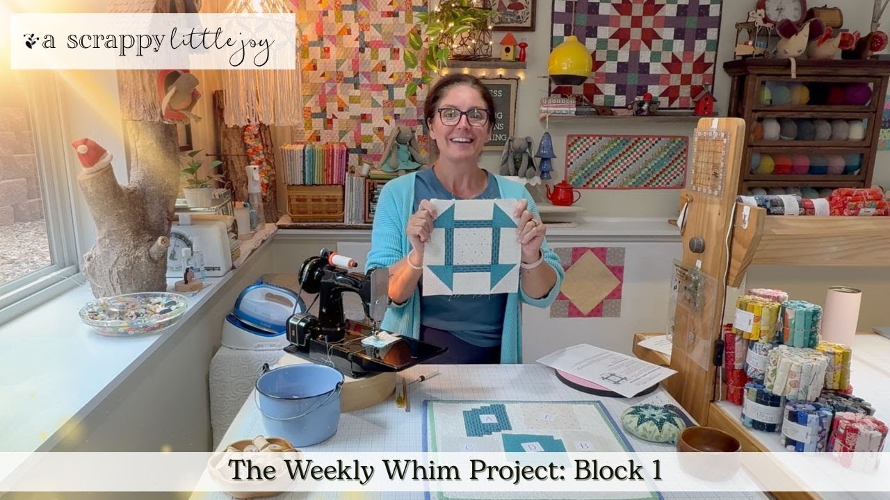 The Weekly Whim, Block 1 | Demystifying Scrappy Quilting