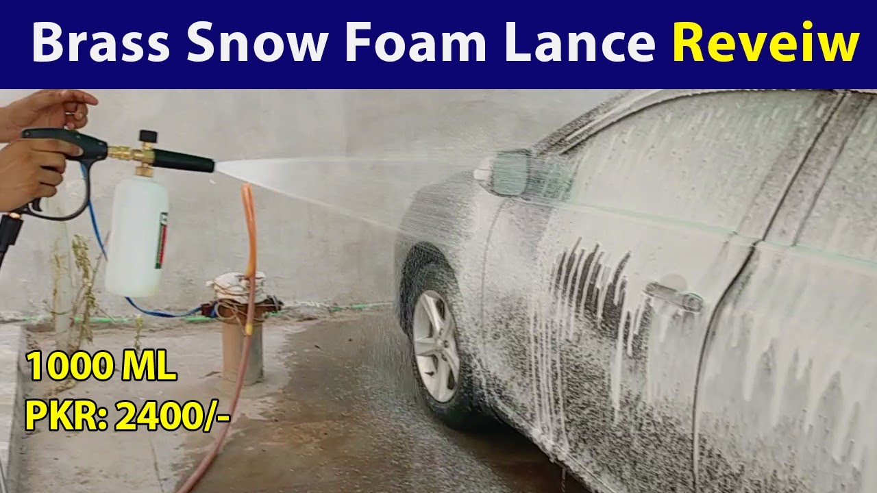 Pressure Washer Foam Bottle | Snow Foam Lance | Best Foam Cannon for Car Wash