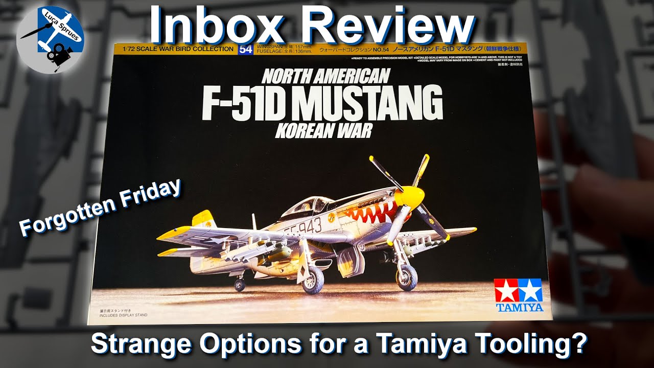 Tamiya’s Korean War Mustang | 1/72 F-51D Inbox Review | Forgotten Friday