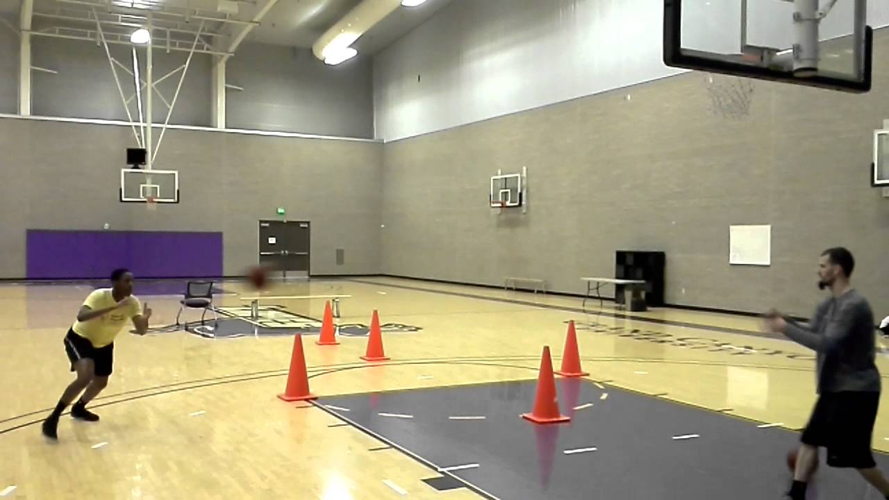 Cone drill with mid-range shooting Judy jones