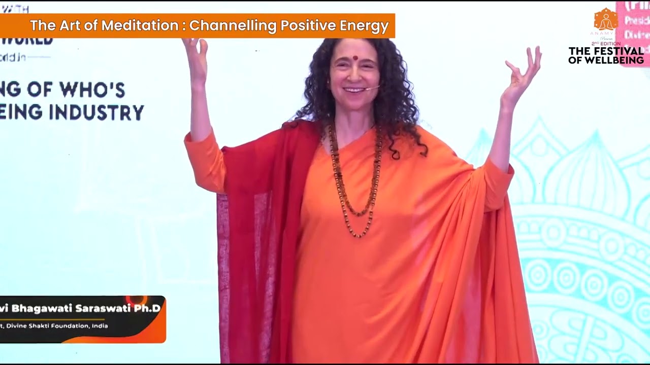 The Art of Meditation : Channelling Positive Energy by Sadhvi Bhagawati Saraswati Ph.D