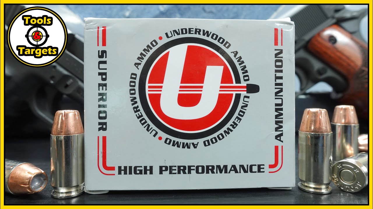 Underwood Does It GOOD!...45 ACP +P Self-Defense AMMO Ballistic Gel Test & Review!