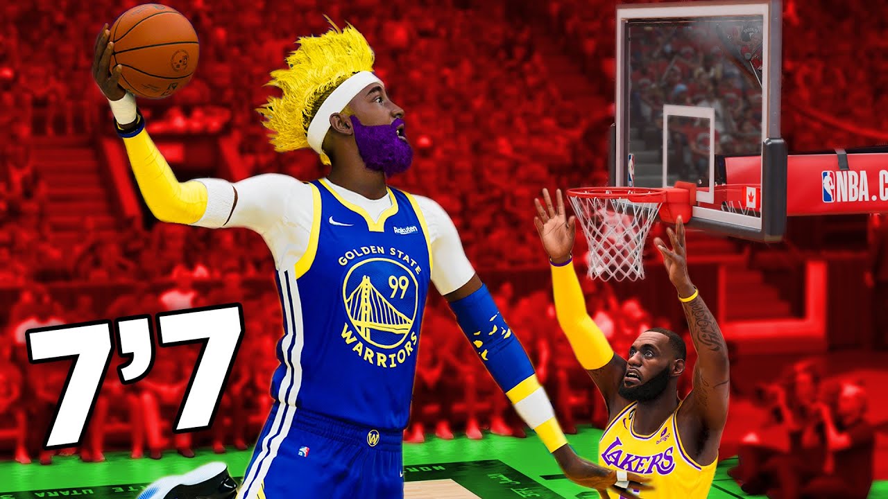 I Made A 7'7 Point Guard In NBA 2K... And Broke The Game