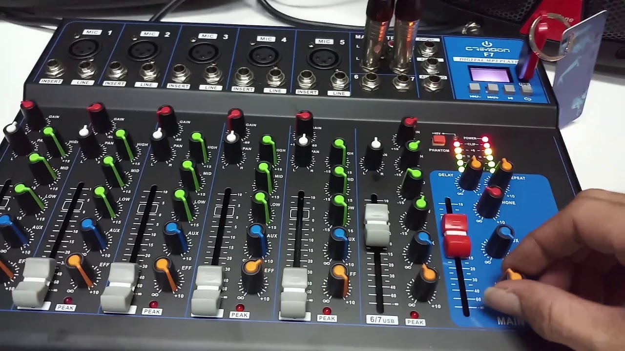 PAKET SOUND SYSTEM MIXER F7 new & 10 in aktif Baretone Testing sound
