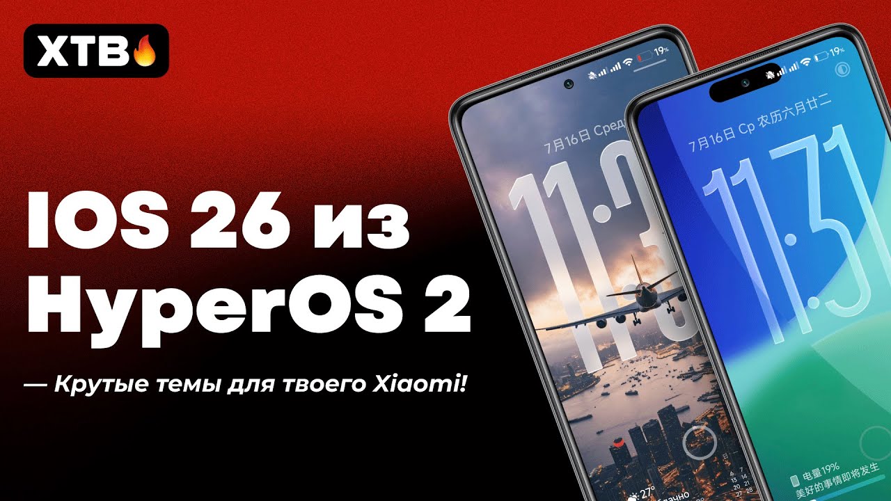 🚀 iOS 26 из HyperOS 2 // Темы для ТВОЕГО Xiaomi с Liquid Glass!