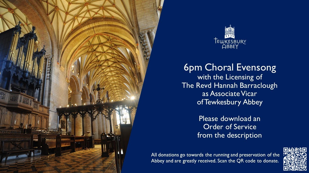 Choral Evensong with the Licensing of The Reverend Hannah Barraclough as Associate Vicar - 19.5.2024