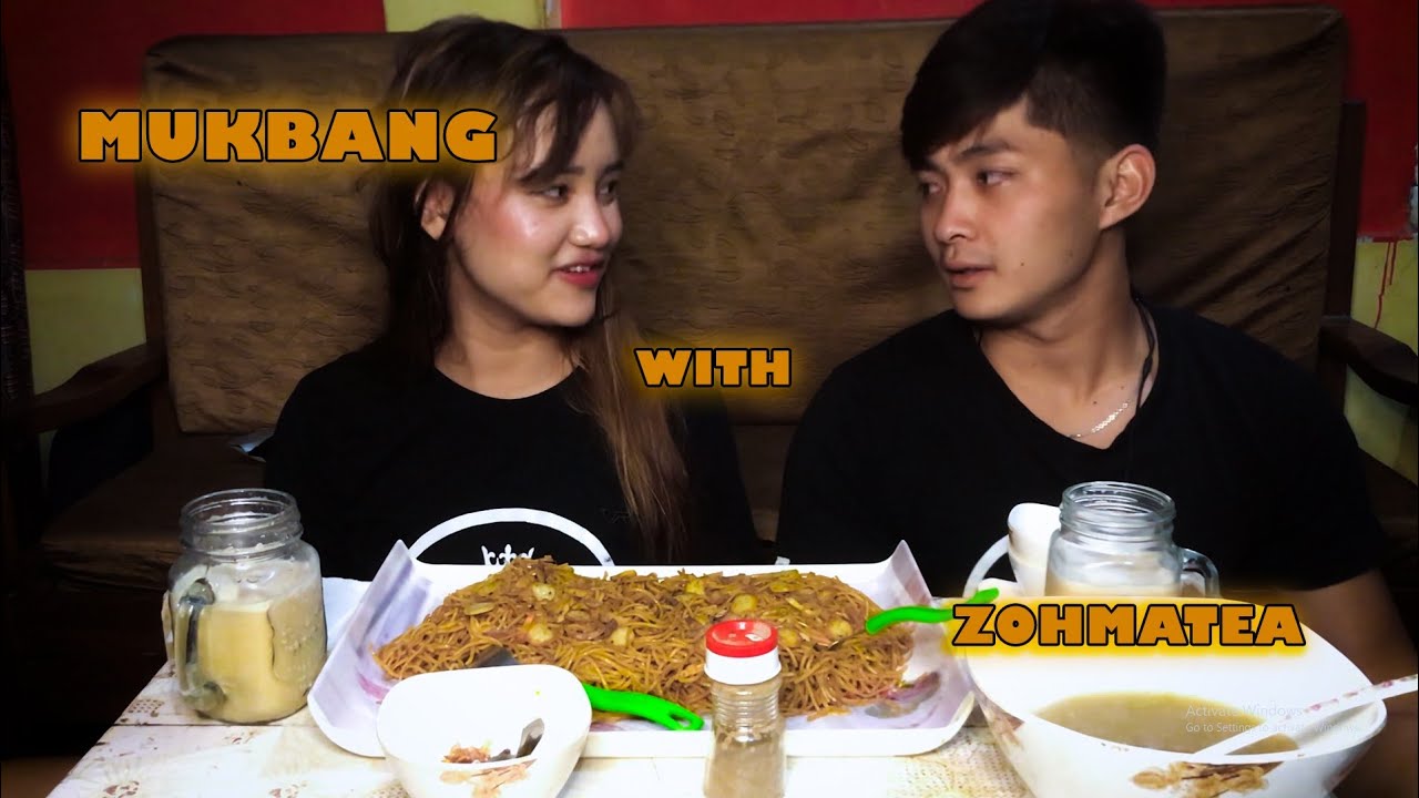 CHICKEN CHOW|COLD COFFEE|MUKBANG WITH ZOHMATEA