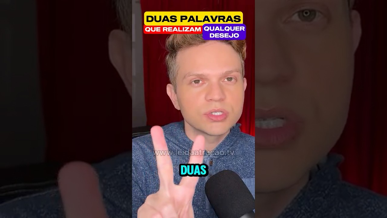 Duas Palavras Poderosas na Lei da Atra&ccedil;&atilde;o #leidaatra&ccedil;&atilde;o #leidaatracao
