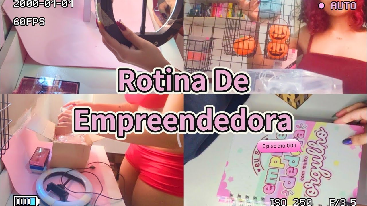 Rotina De Uma Empreendedora+Muito estresse ✨📦