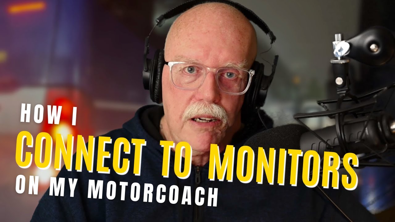 How I Connect My Phone to the Media Center & Monitors on My Motorcoach