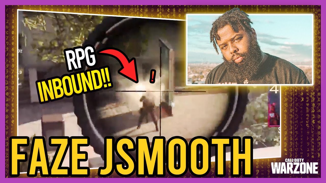FaZe JSmooth Warzone Highlights: Wins, Fails and Funny Moments