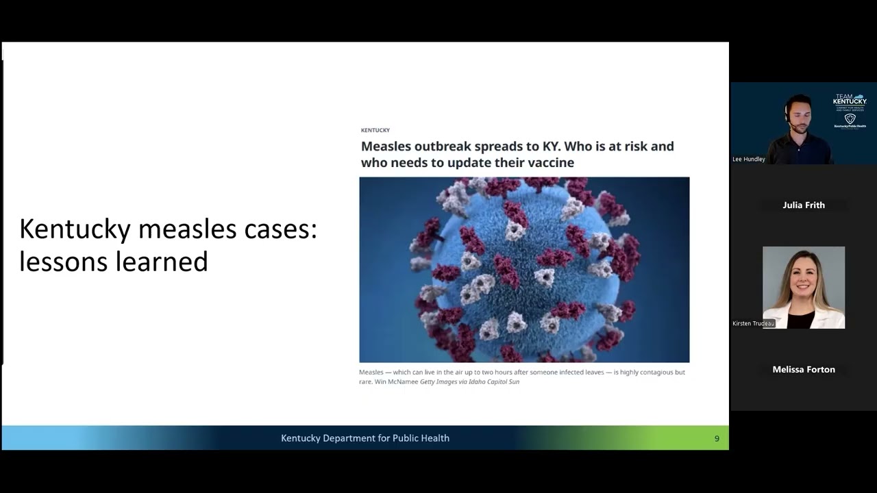 Lessons Learned & Best Practices for Measles Cases in Healthcare Settings