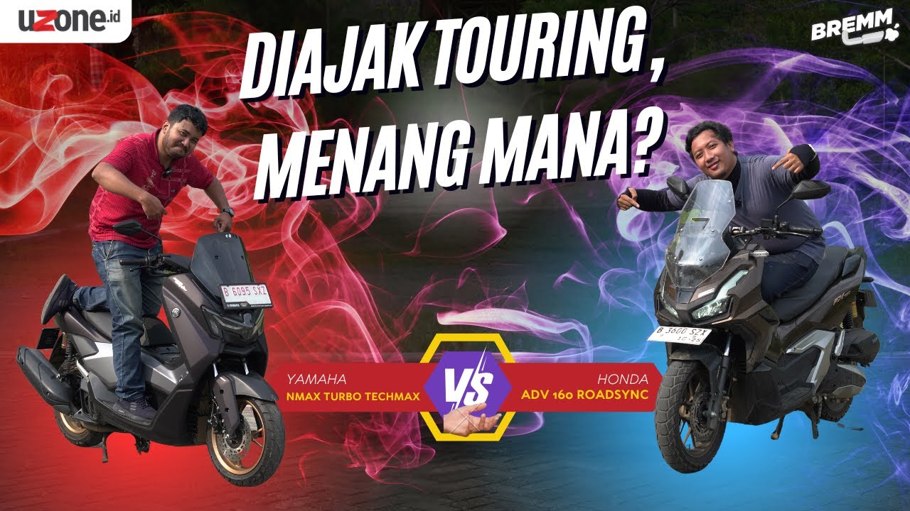 ADU SKUTIK RP 40 JUTAAN: ADV 160 ROADSYNC vs NMAX TURBO TECH MAX, LEBIH ENAK MANA BUAT TOURING?