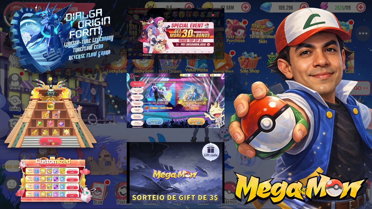 MEGAMON - ATUALIZACAO DE 06/03 - BID WAR - DICAS DE COMPRAS - EVENTOS E SORTEIO NO CANAL (MOBILE)