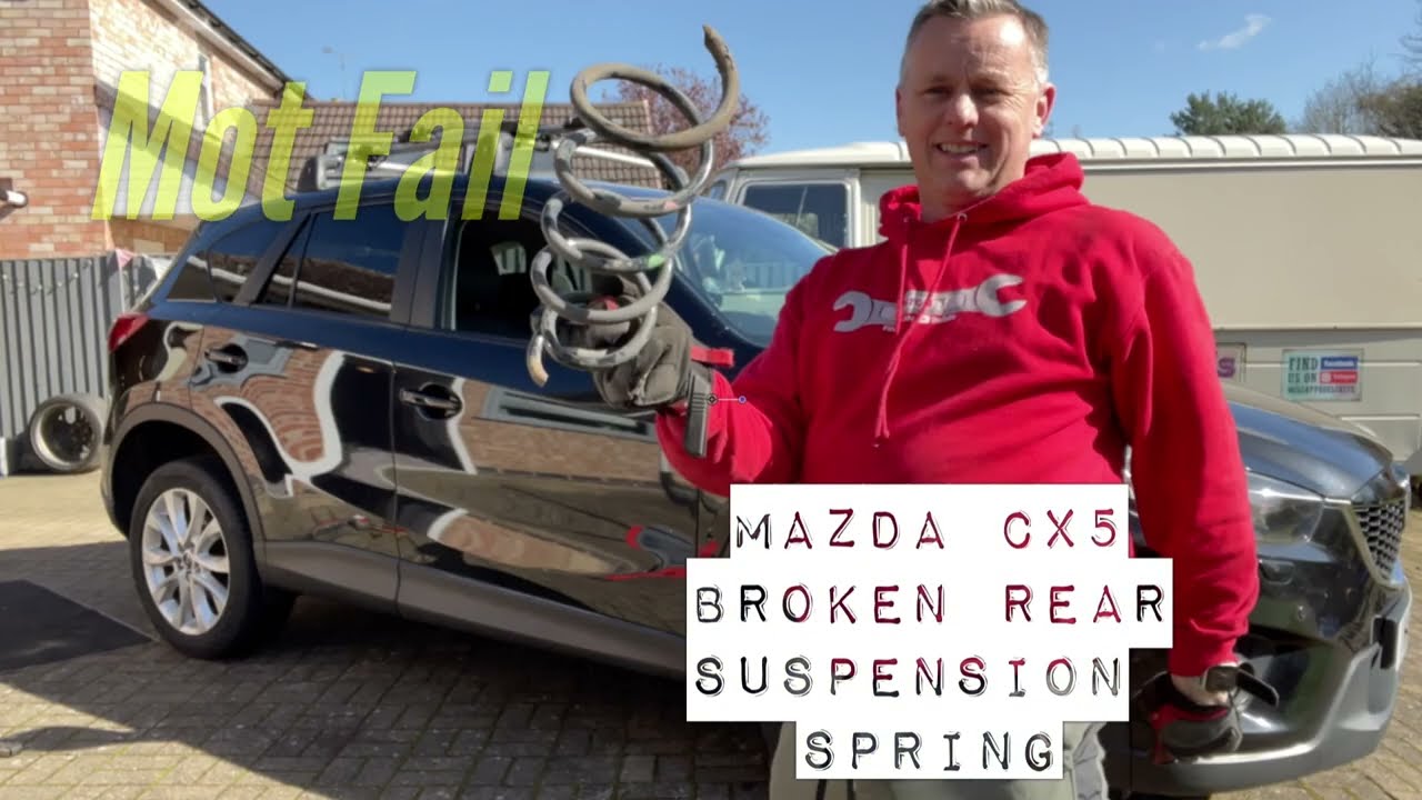 Mazda CX5 Rear Suspension Spring Broken, How To Replace.
