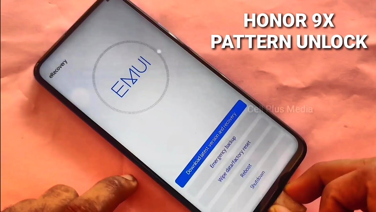 Honor 9X Pattern Lock Reset