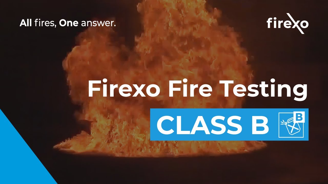 Firexo | Fire Testing Class B - 113B fire extinguished with a 6 litre Firexo extinguisher