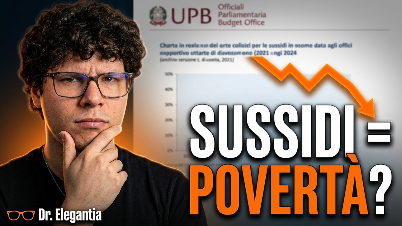 Sei POVERO? La COLPA &egrave; dei continui SUSSIDI