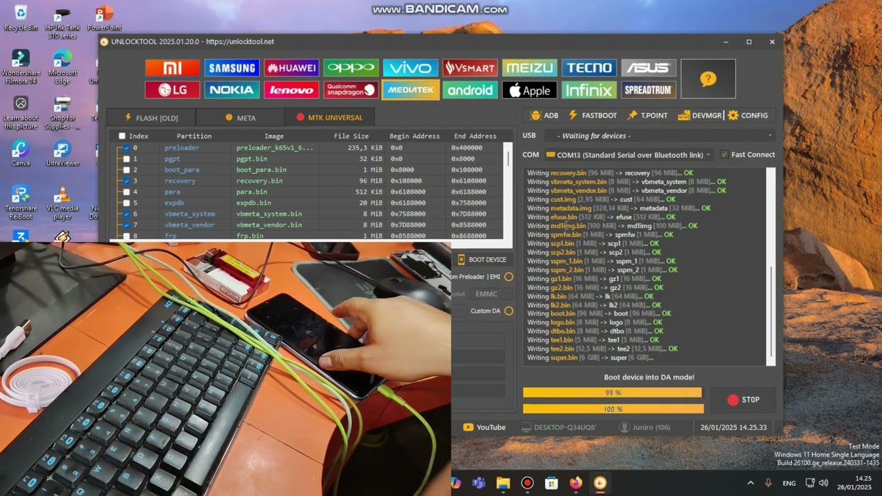 FLASH VIVO Y12s  MATI TOTAL VIA UNLOCKTOOL