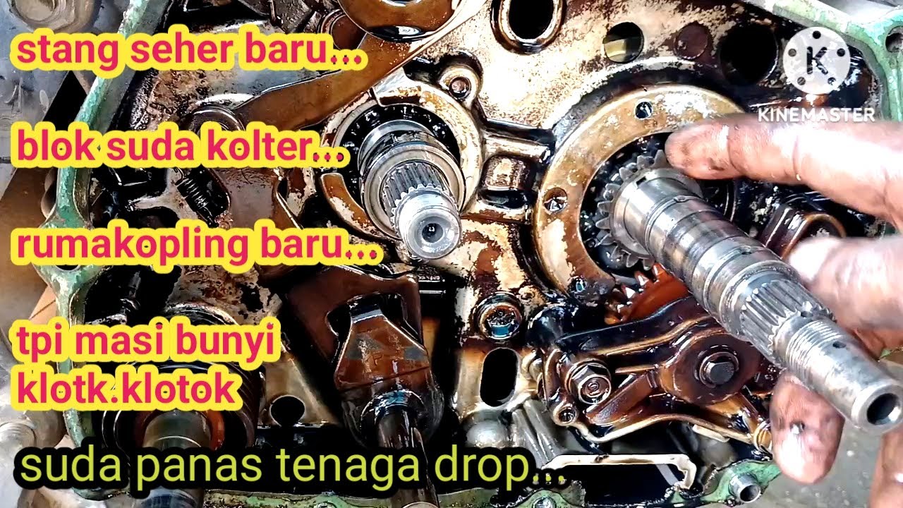 Supra x125 isi mesin semua nya suda diganti tapi bunyi kasar klotok..klotok