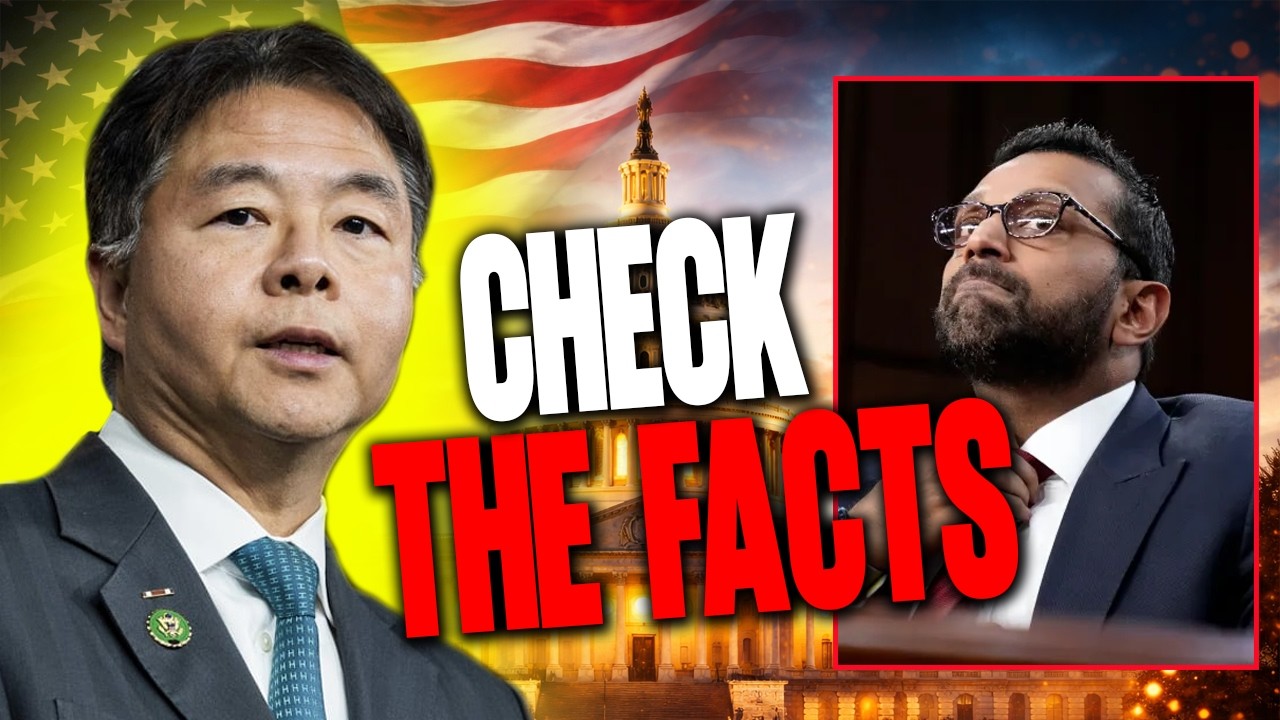 Ted Lieu vs Kash Patel: The Epstein Questions That Raised Eyebrows
