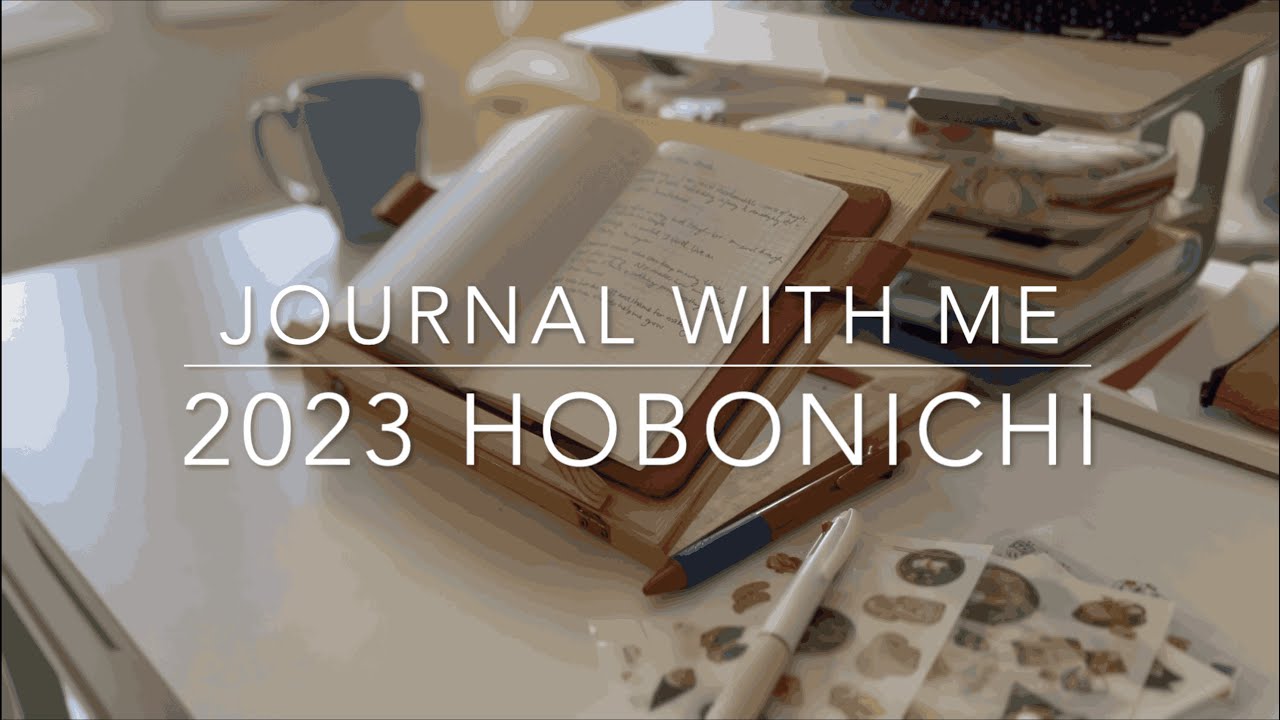 journal vlog 📚 a year in my 2023 hobonichi 💛