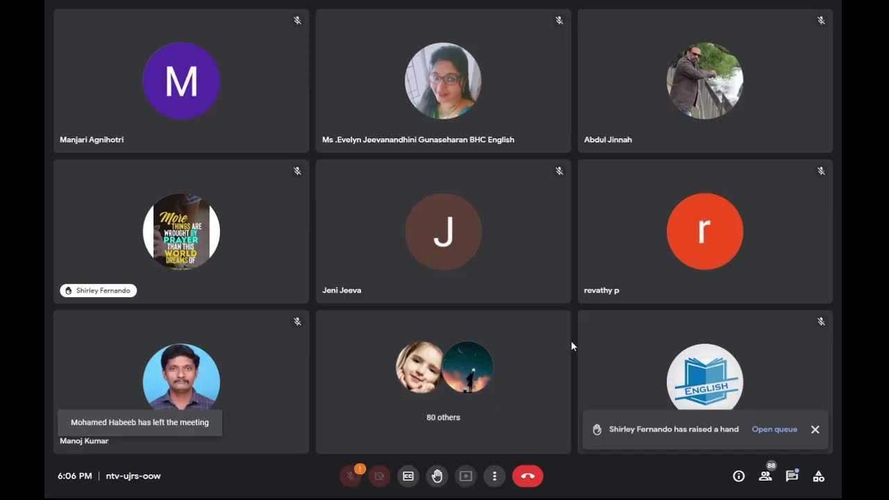 English Department Bishop Heber College Live Stream
